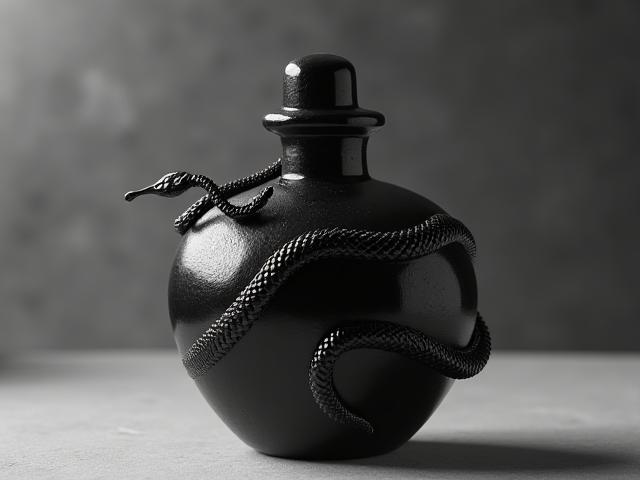 Serpentina – Der verbotene Apfel, ein Flakon mit Schlangendesign